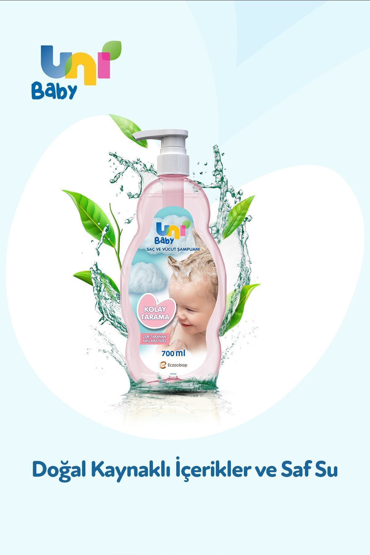 Kolay Tarama Saç ve Vücut Şampuanı 3lü Set 2100 ml