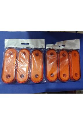 Akyol Val neonlu yan lamba 6 adet turuncu