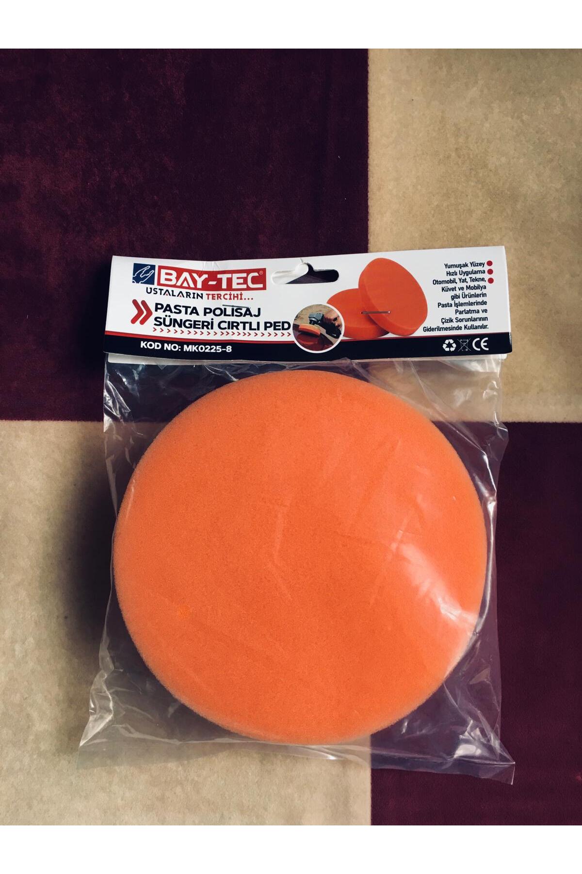 Baytec BAY-TEC PASTA POLİSAJ SÜNGERİ CIRTLI PED MK0225-8