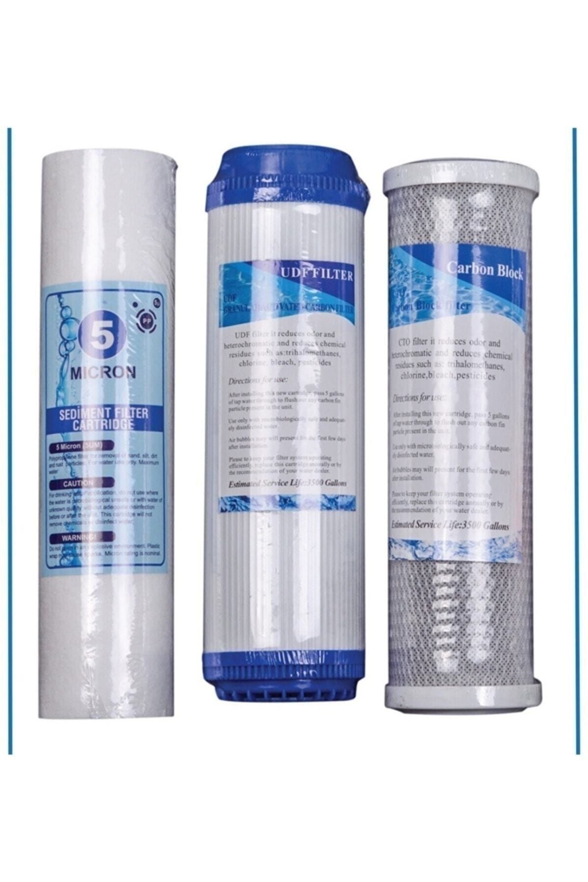 Water Treatment Open Case Water Purifier 3-Piece Filter 6-Month Set