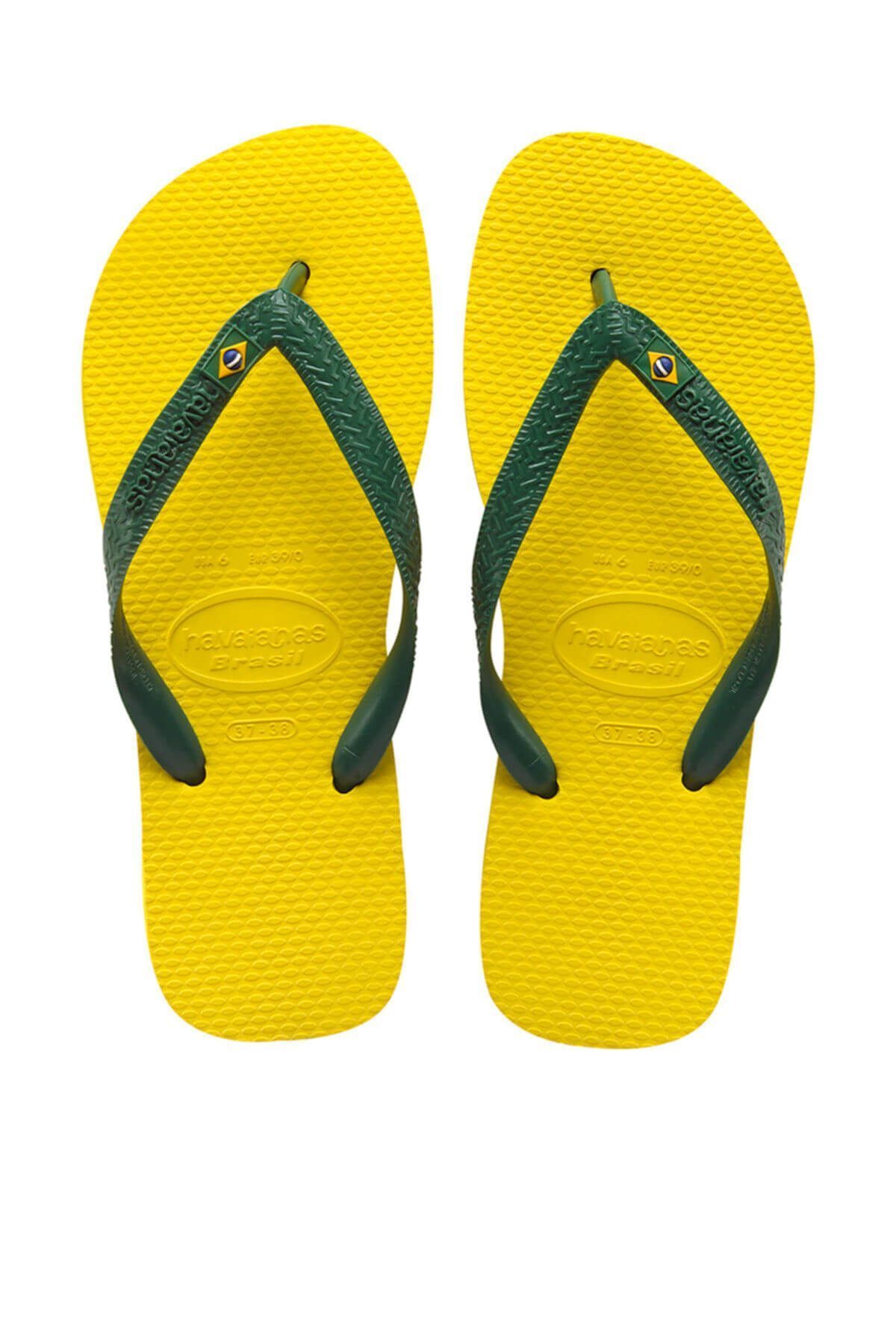 Green and yellow havaianas online