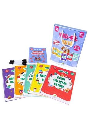Okul Öncesi Okula Hazırlık Yaz-sil Seti Kitaplar /çocuk Etkinlik Kitapları set-01-01