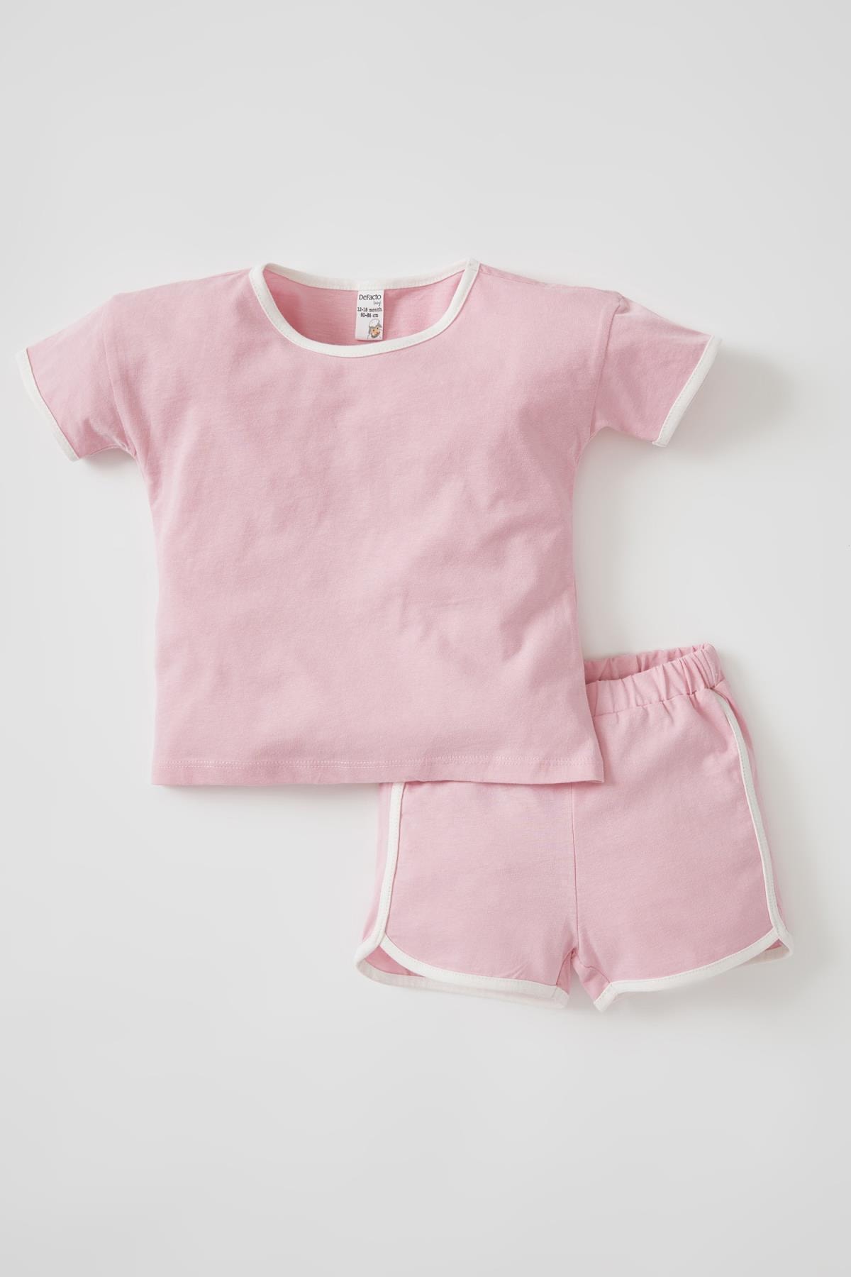 Defacto Kız Bebek Kısa Kollu Tişört Ve Şort Takımı Fiyatı