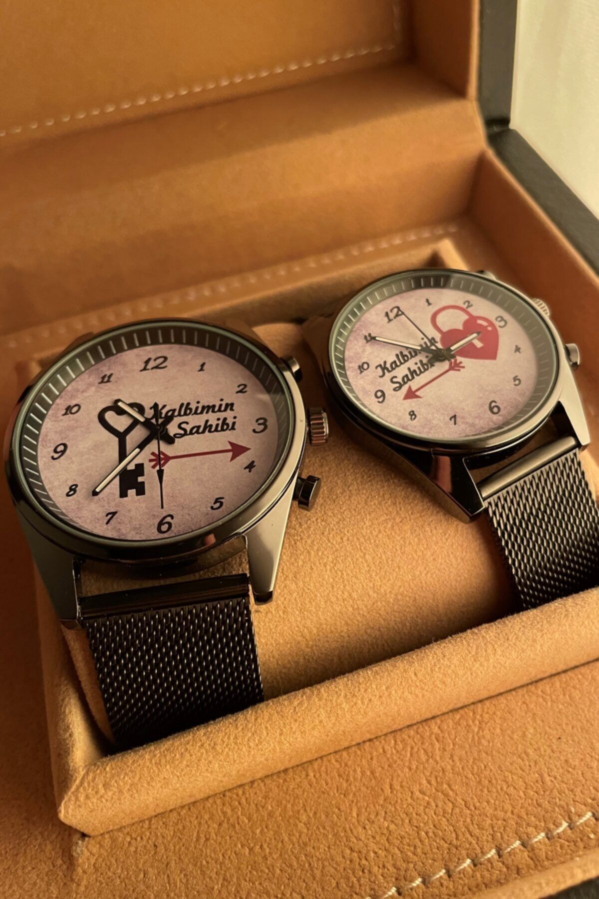 Personalized couple watch sale