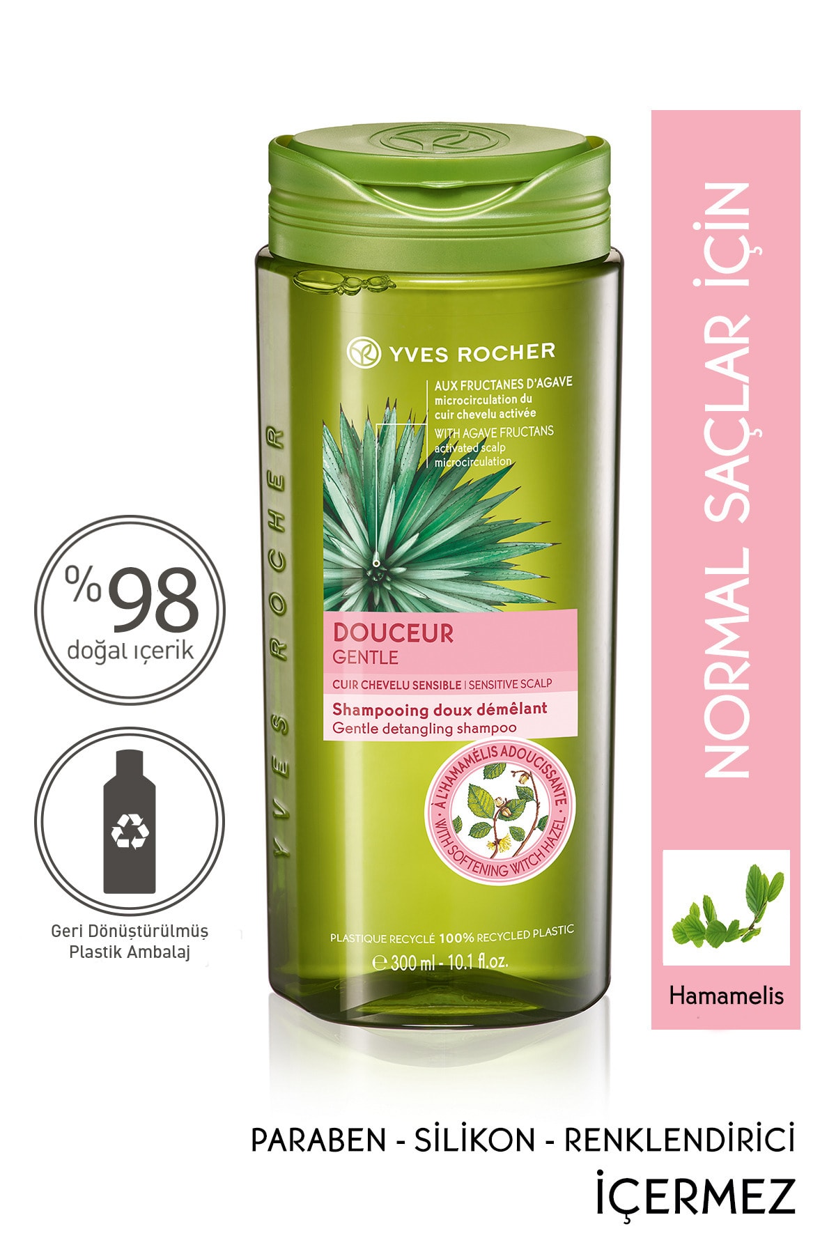 Yves Rocher Normal Saçlar İçin Günlük Bakım Şampuanı - 300 ml