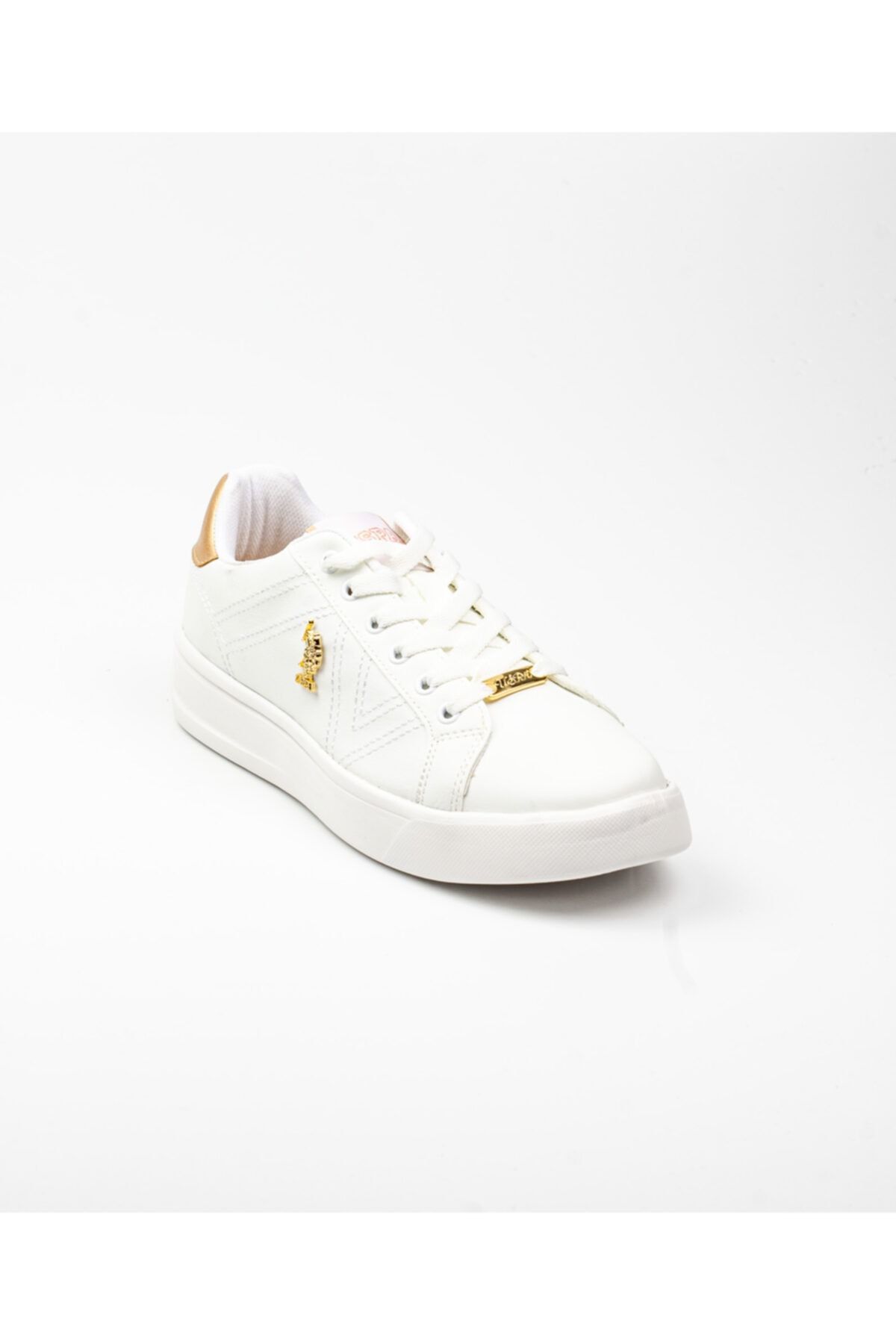 100606373 کفش ورزشی زنانه سفید Exxy White-38 U.S. Polo Assn.