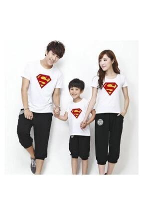 Süper Baskılı 3lü Tshirt Kombini Anne Baba Çocuk Aile Tişörtleri TPTHMPA901257