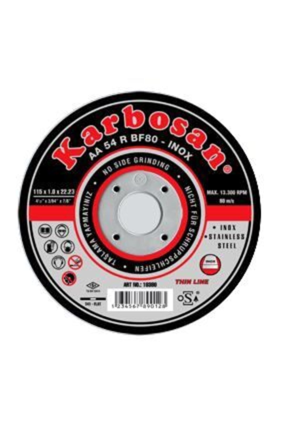 Carbosan 115 X 1.0 X 22 Inox-thinline Cutting Stone