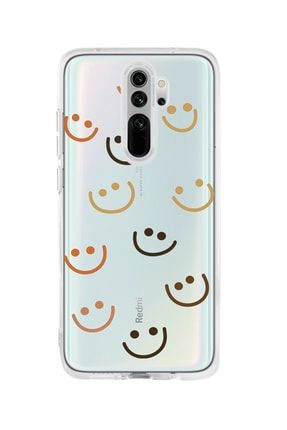 Xiaomi Redmi Note 8 Pro Smile Şeffaf Telefon Kılıfı MCRN8PSSML06