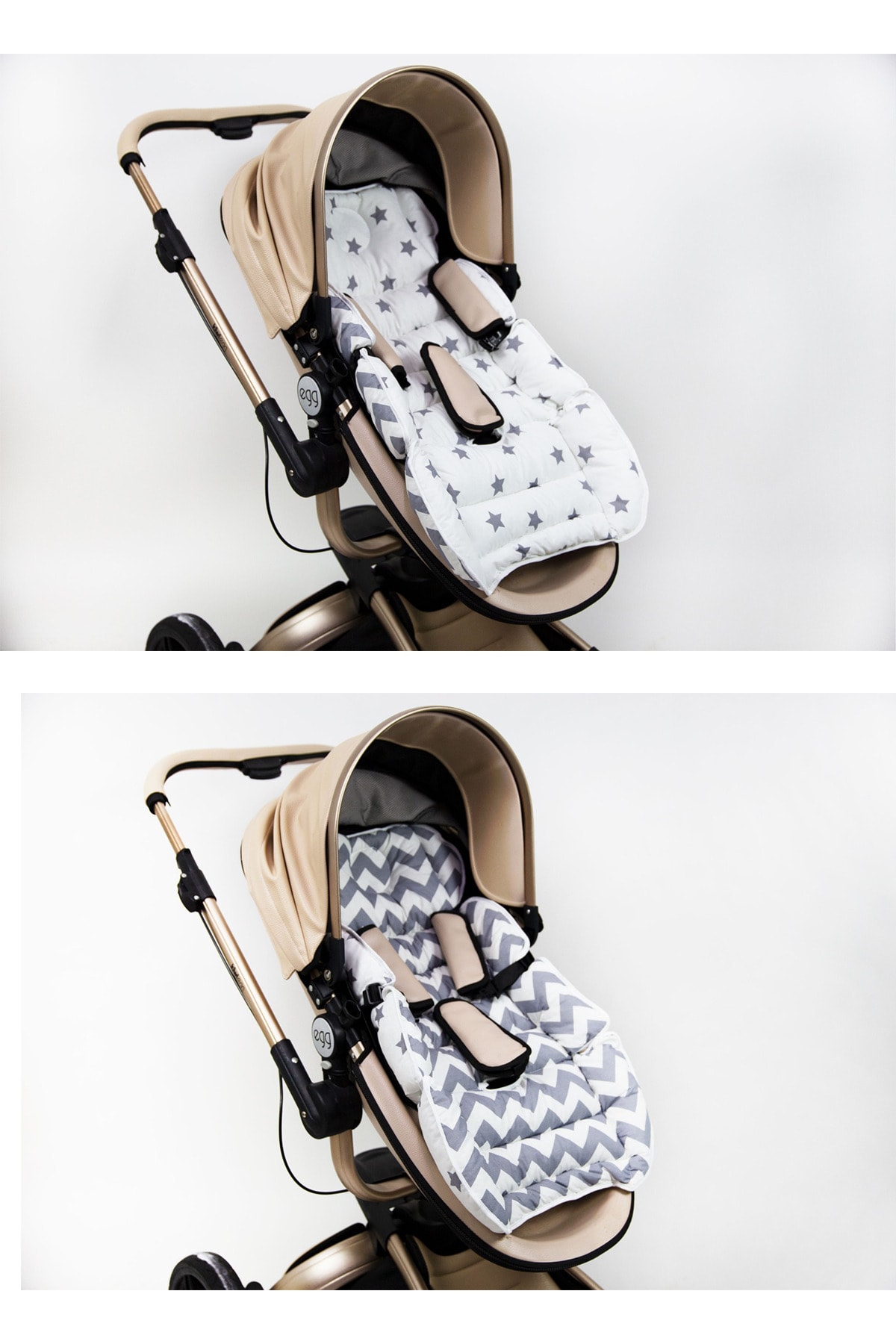 Babynest Bel Destekli Araba Minderi Gri