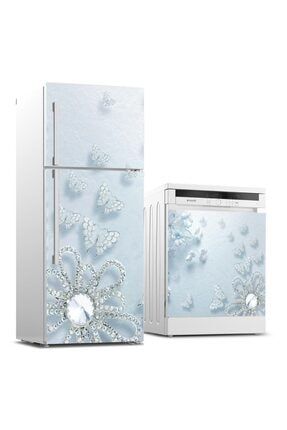 Buzdolabı Ve Bulaşık Makinası Beyaz Eşya Sticker Kaplama Elmas Broş BB-TK-126