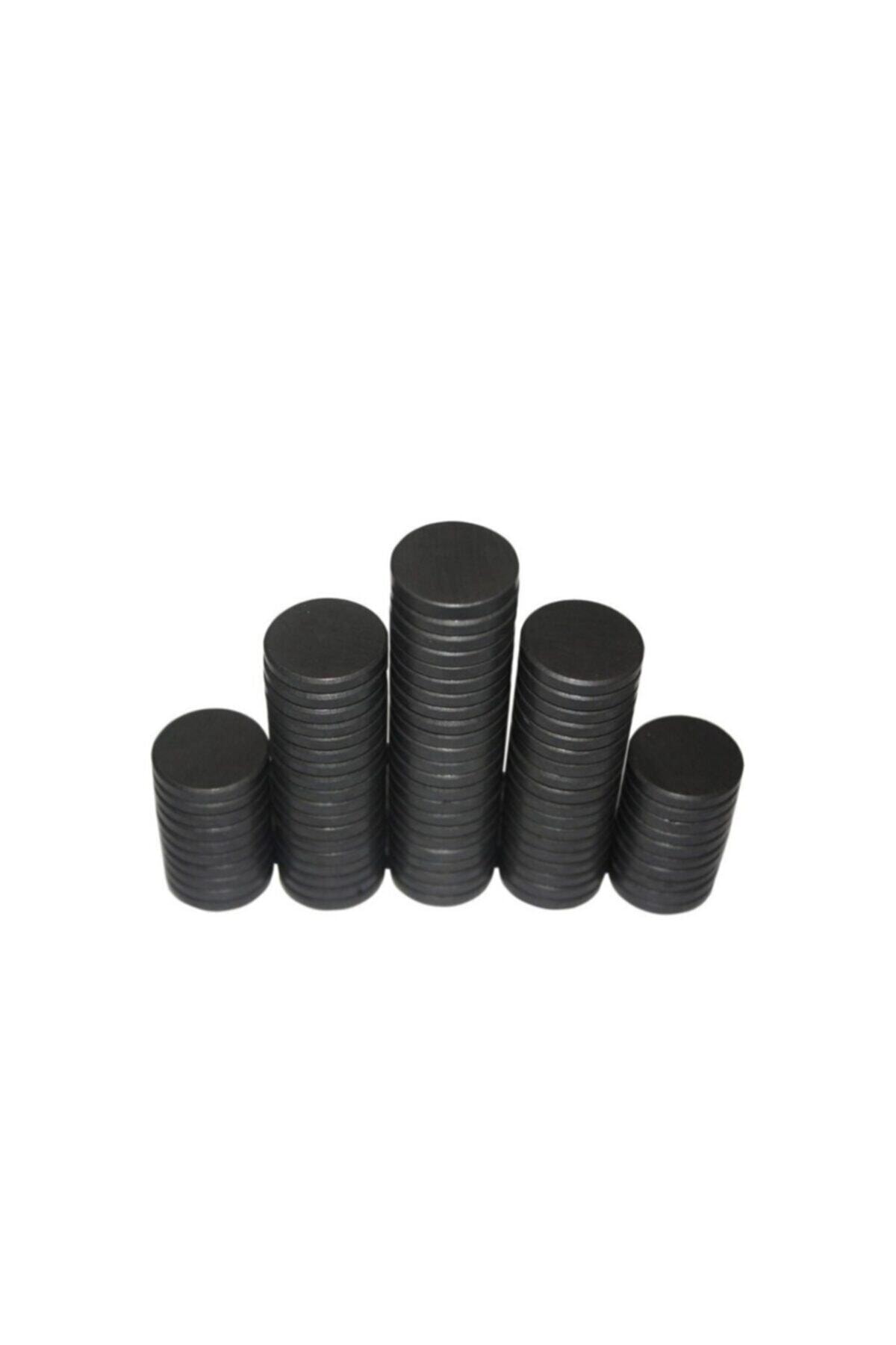 Genel Markalar Yuvarlak Mıknatıs 50 Adet 15mm X 3mm Kuko