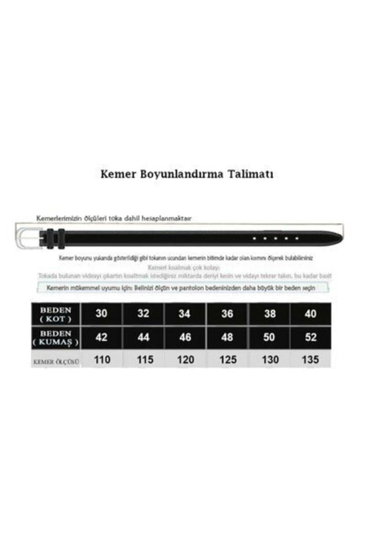 کمربند مردانه مشکی MKM MAN | MKMMAN-5 اورجینال - تصویر 2