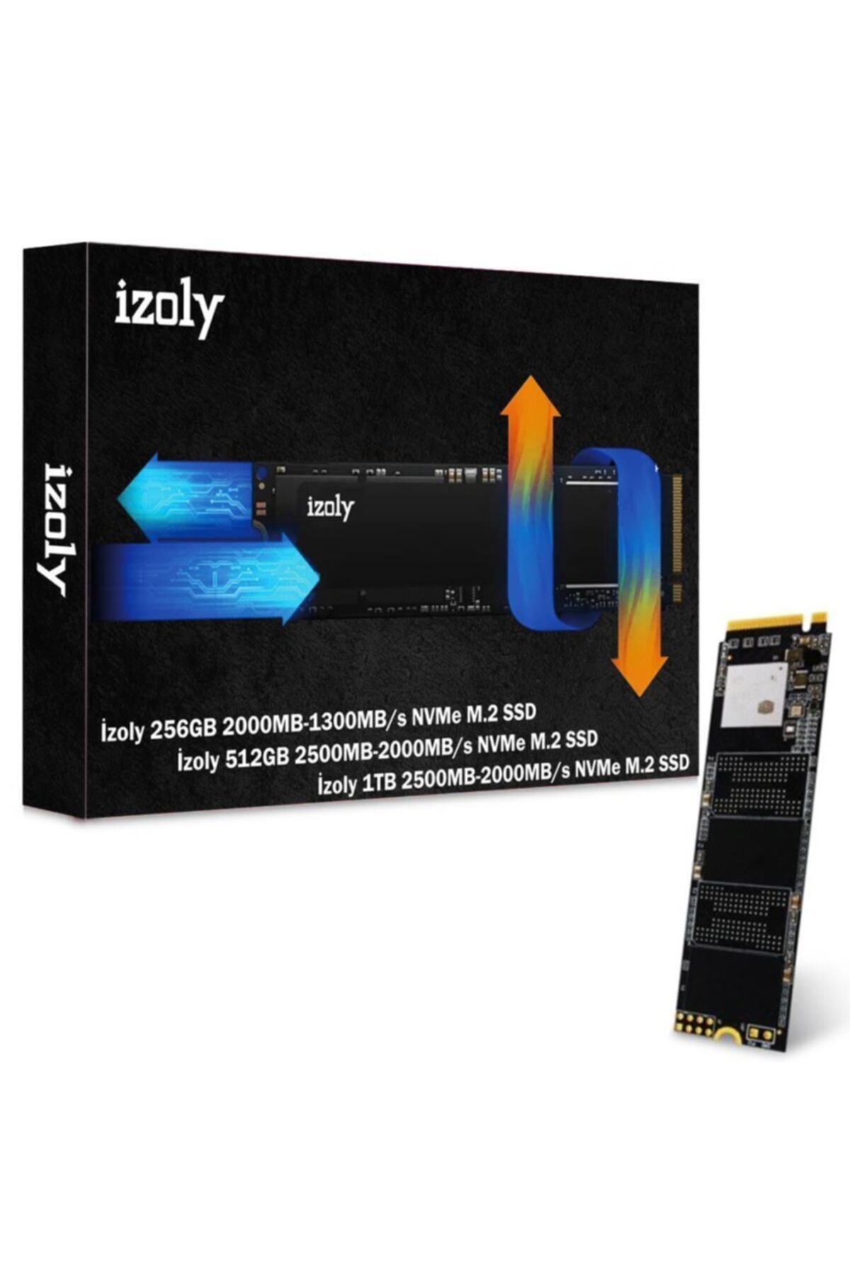 IZOLY 256gb 2000mb-1300mb/s Nvme M.2 Gaming Ssd