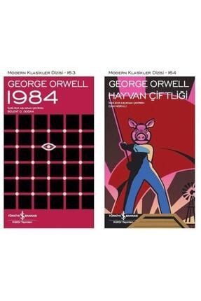 George Orwell 1984 - Modern Klasikler Hayvan Çiftliği- 2 Kitap Set Iş Bankası Kültür Yayınları özel2kitapset