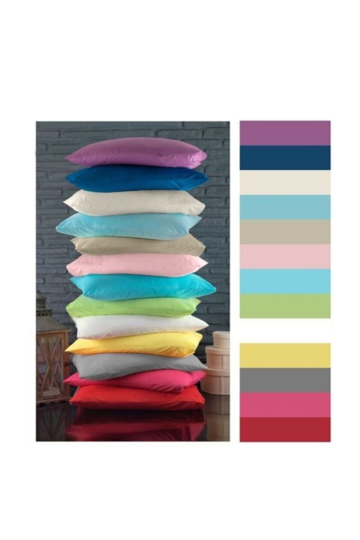 Double Fitted Bed Sheet Gray 160x200 Cm with Pillowcase