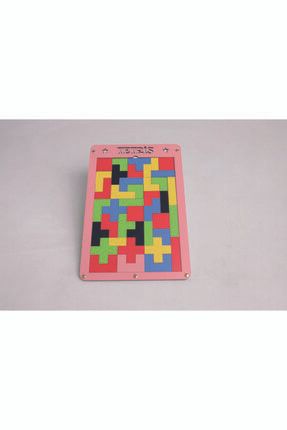 Hambag Ahşap Pembe Çerçeveli Tetris HM1441