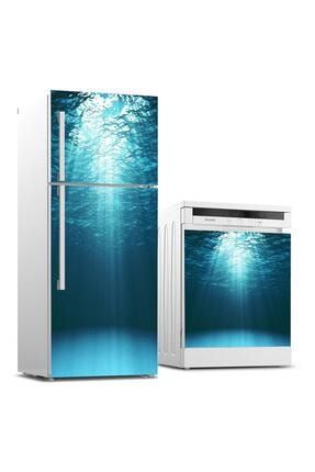 Buzdolabı Ve Bulaşık Makinası Beyaz Eşya Sticker Kaplama Su Altı BB-TK-110