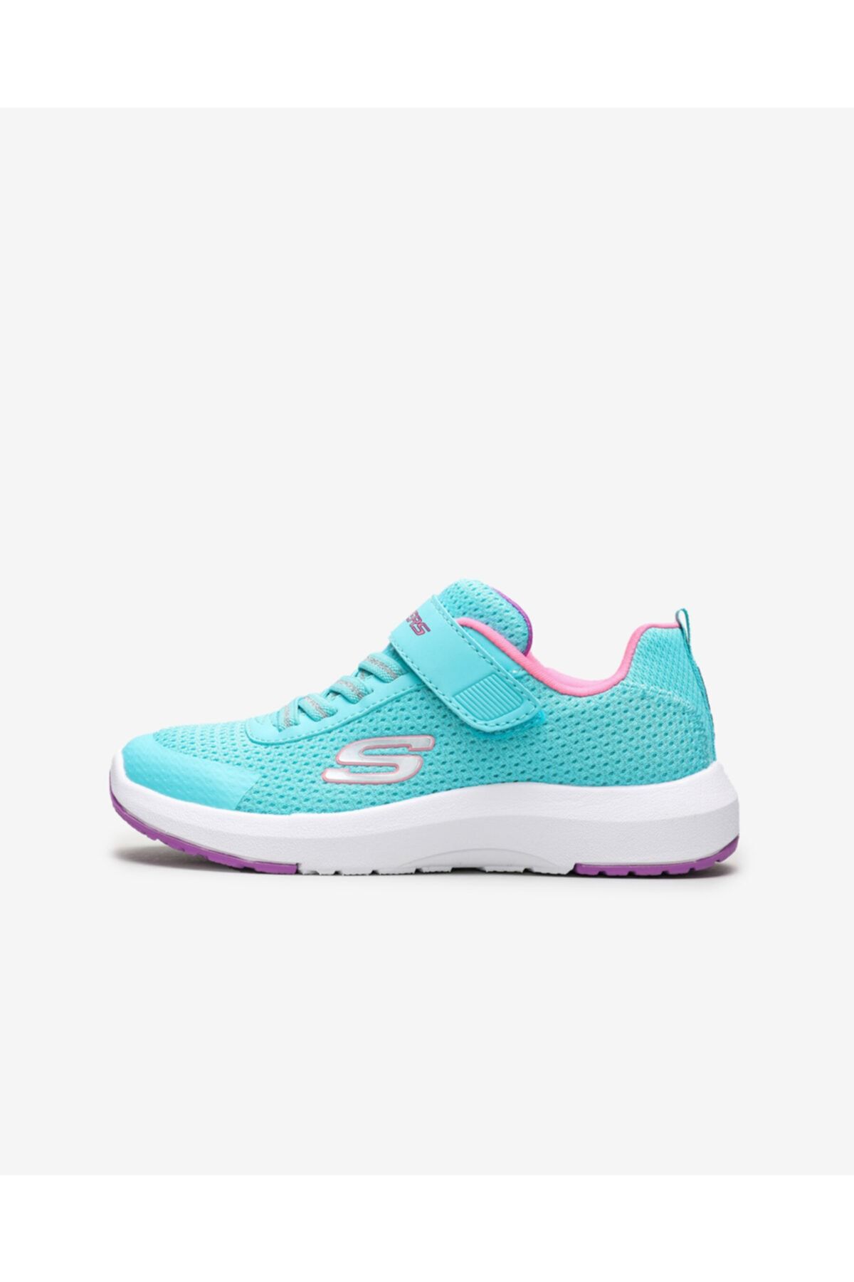 کفش ورزشی اسکیچرز دخترانه بچگانه کتانی آبی سبک Skechers