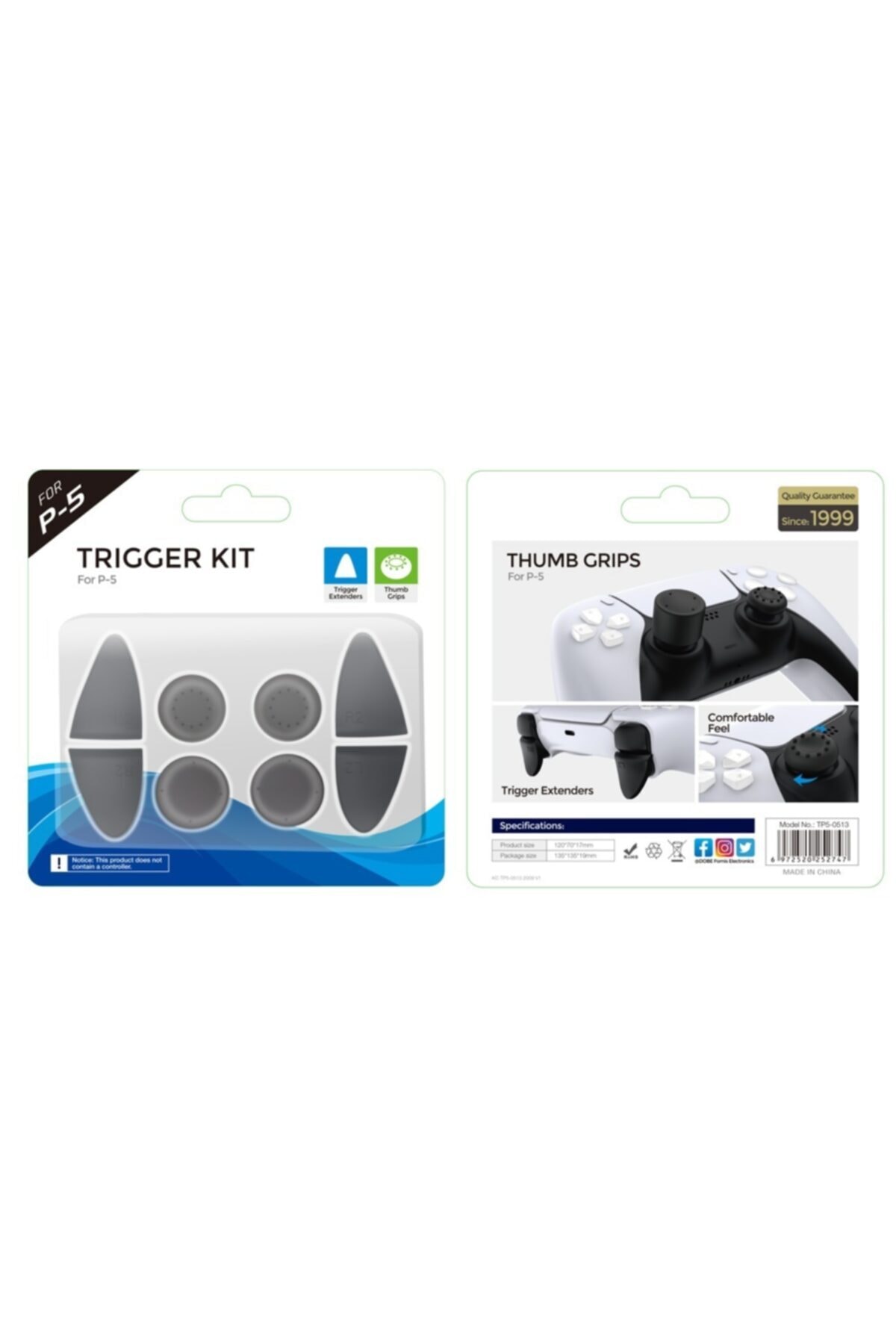 Ps5 Dualsense Controller Tetik Uzatıcı Ve Analog Yükseltici Kit 6