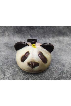 3d Hayvan Yüzlü Panda Squishy Çanta Süsü Anahtarlık 8533