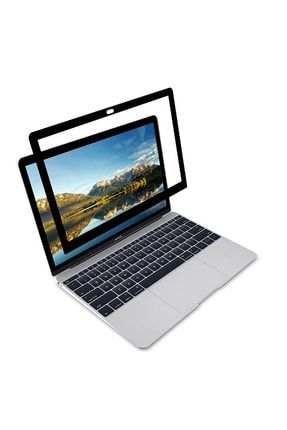 Macbook Air Pro ile Uyumlu Çerçeveli Ekran Koruyucu A1708 A1706 A1989 A2159 A1932 AntiGlare 001197