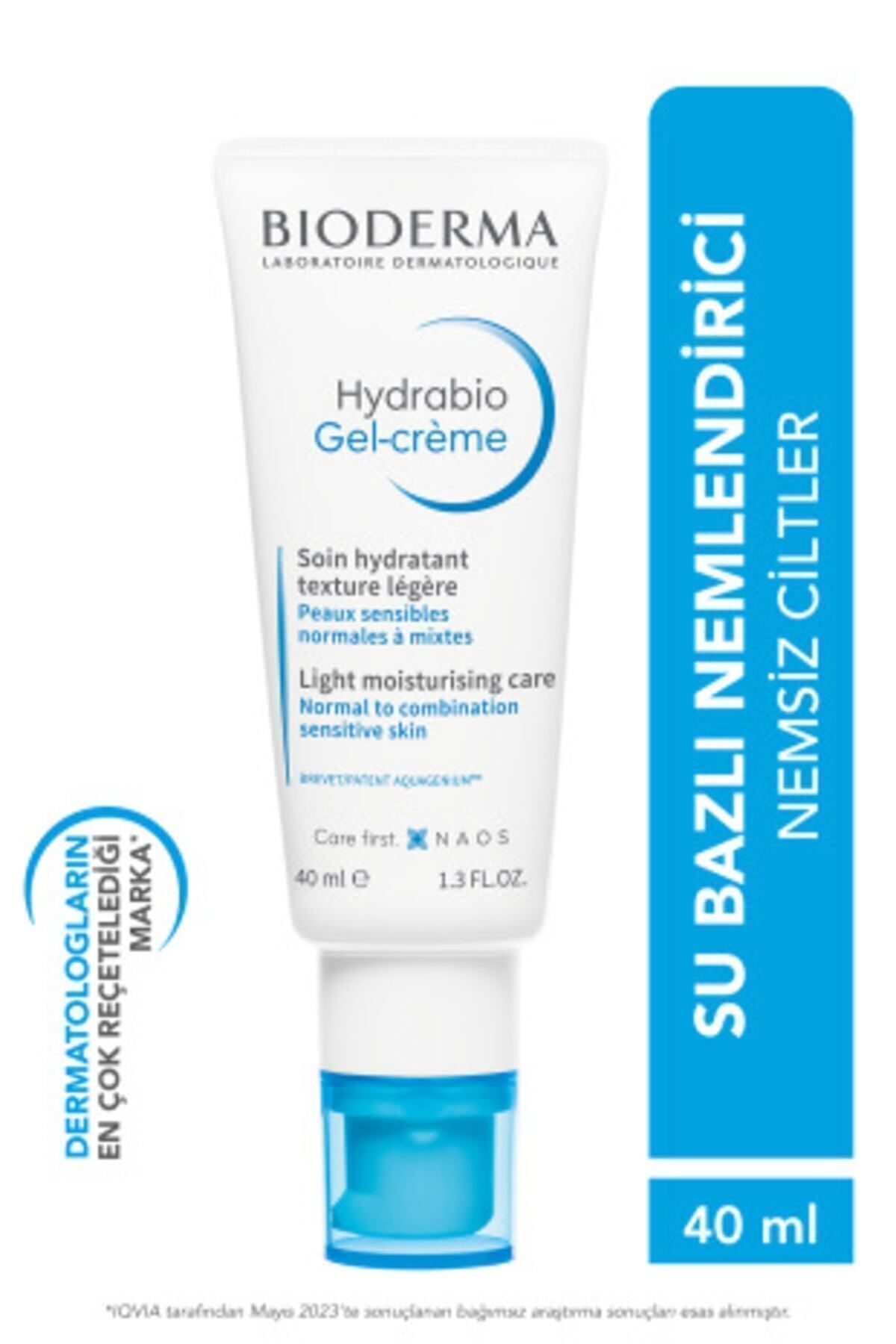 Hydrabio Gel-Cream Kuru Cilt Nemlendirici Jel Dokulu Niasinamid E Vitamini İçeren Yüz Kremi 40 ml