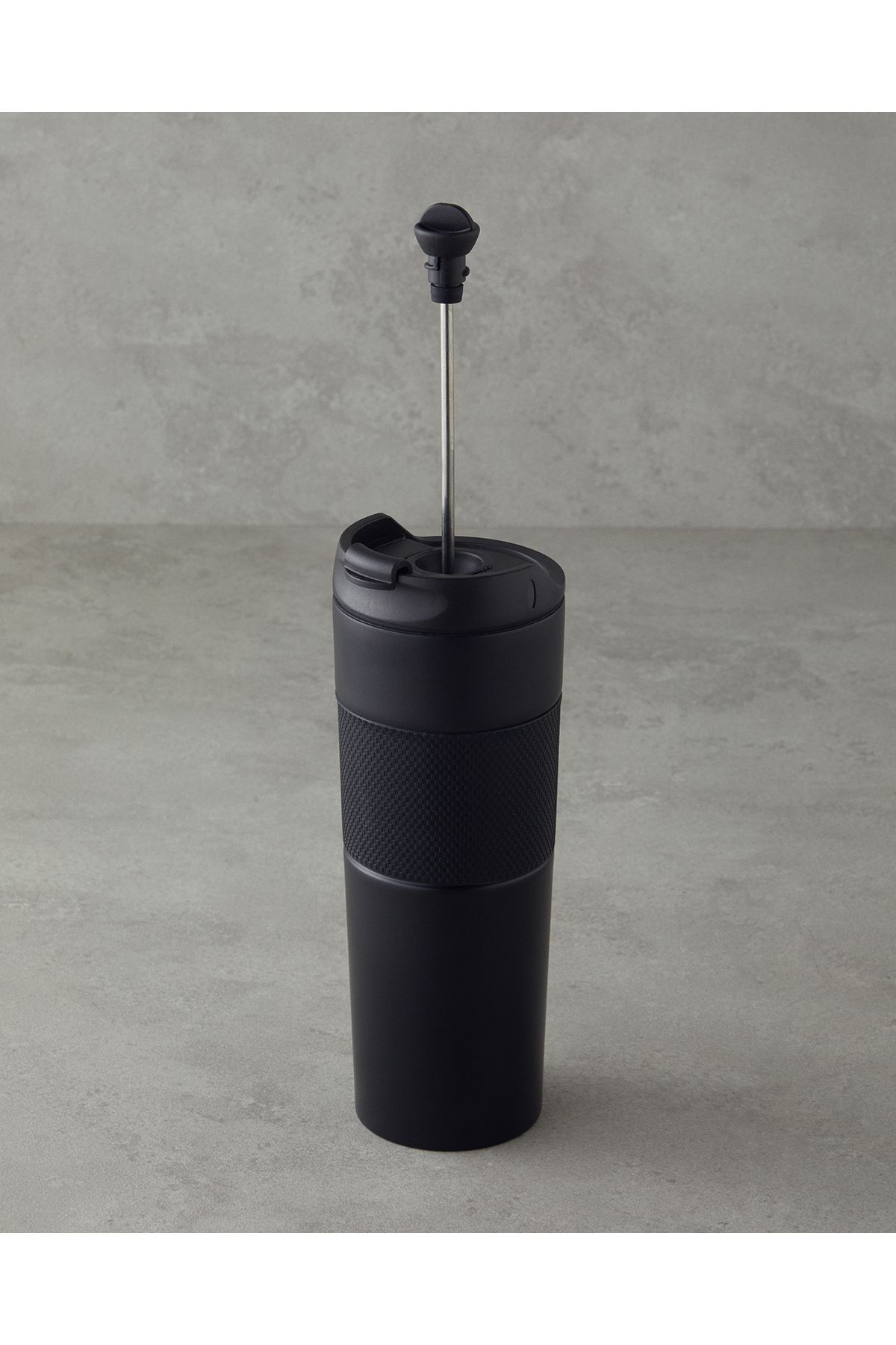 فلاسک مشکی Glow Steel French Press Travel Lib 450 میل سیاه English Home