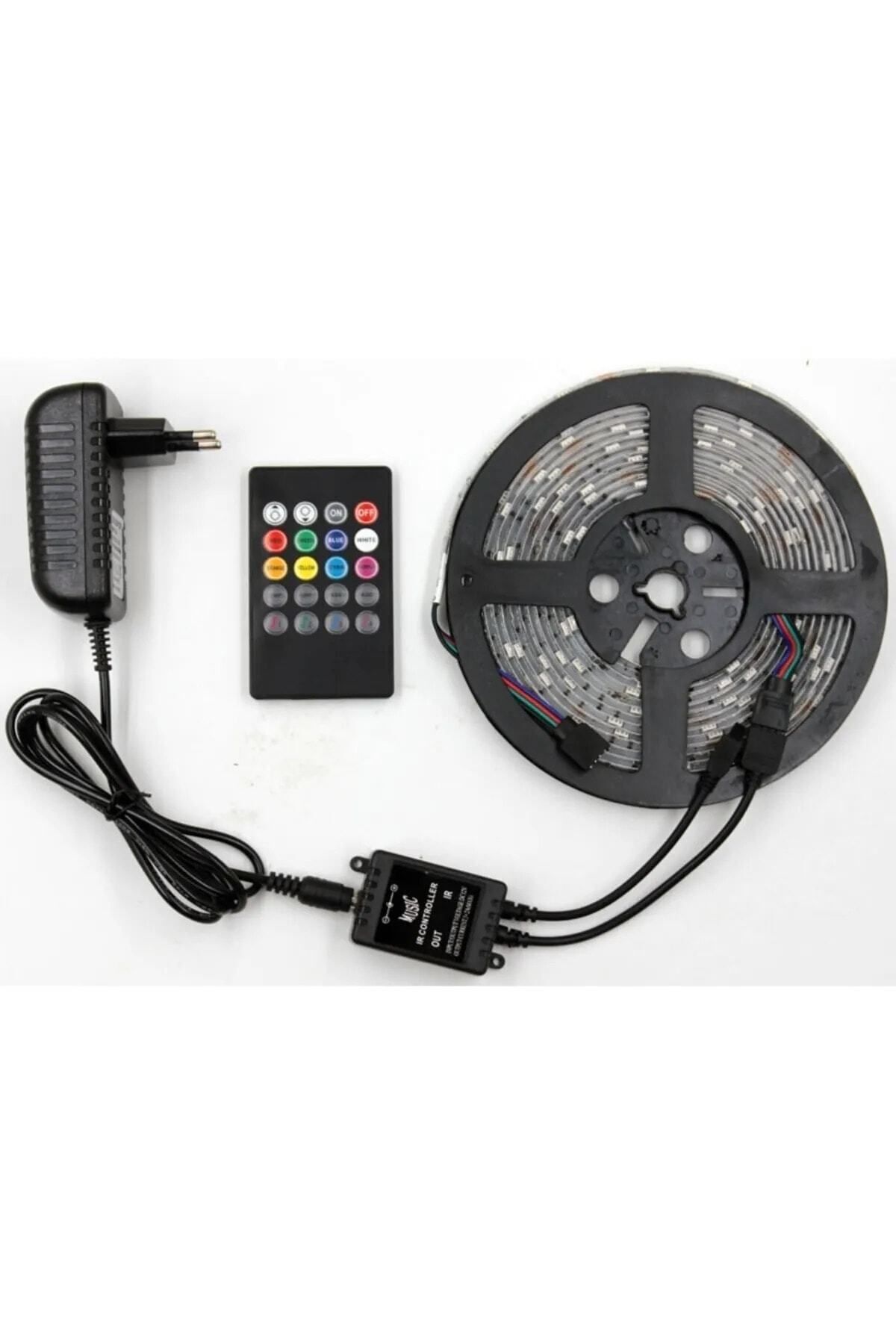 neeko-قابس شريط LED RGB بطول 2 متر - حساس للصوت والموسيقى 8