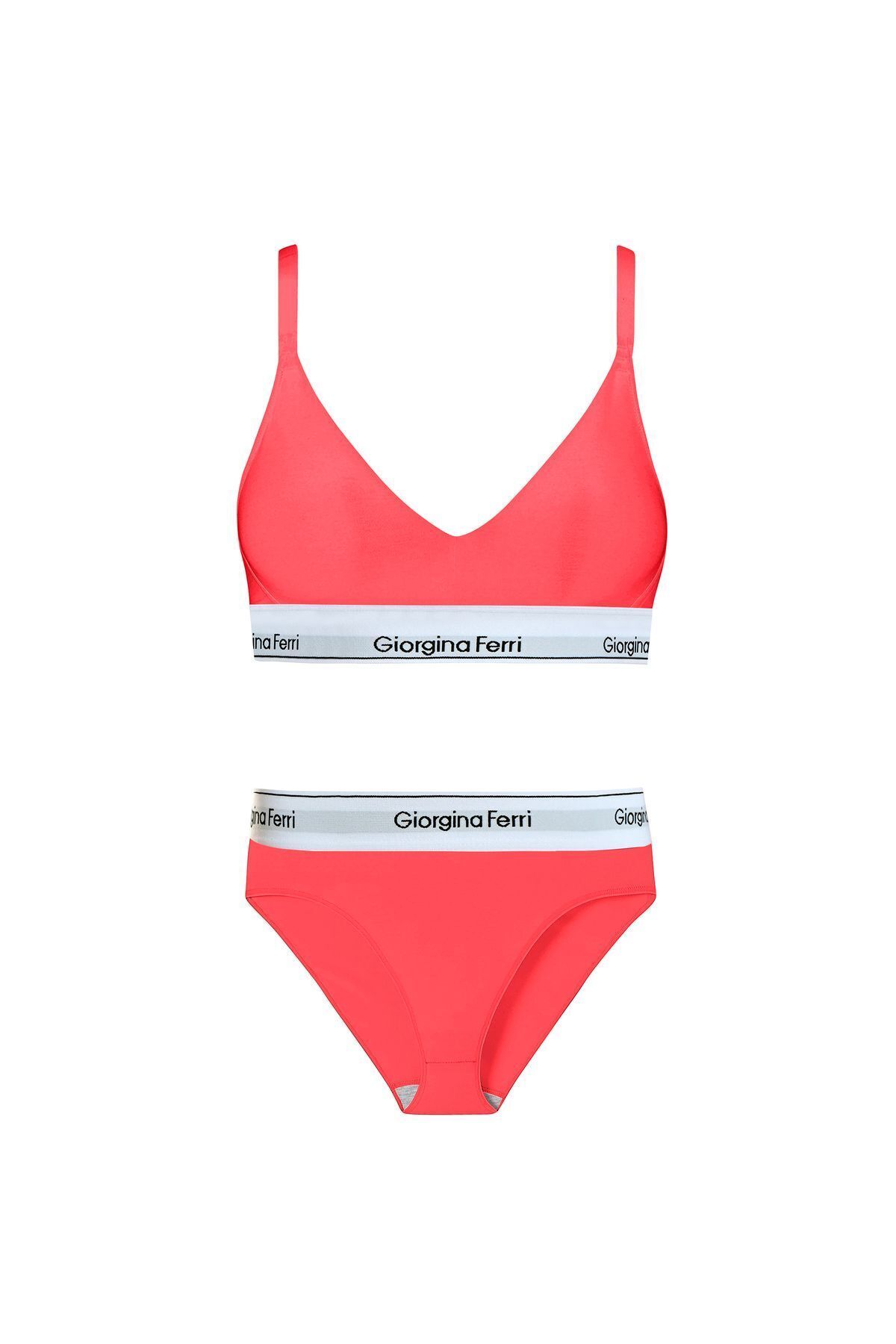 2-Pack Women's Casual Sports Bra+ Slip Panties SARA