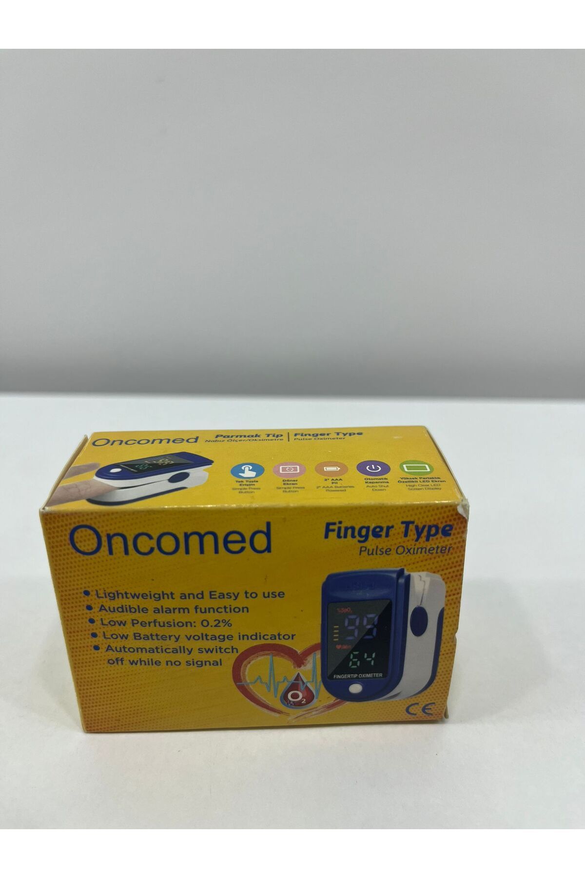 LOCA OPTİK ONCOMED PARMAK TİP NABIZ ÖLÇER-OKSİMETRE