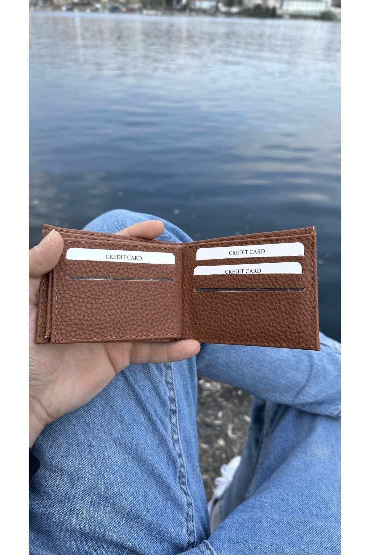 کیف پول مردانه قهوه ای Roan | 1009450000000 اورجینال - تصویر 4