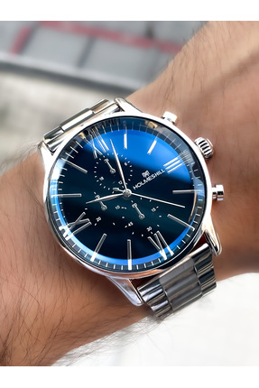 holmes hill Çelik Kordonlu Gümüş Erkek Kol Saati