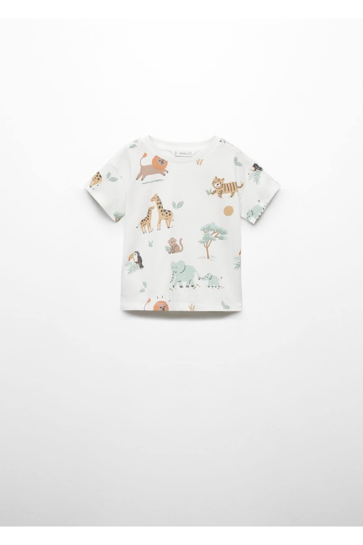 تیشرت نخی طرح پلنگی  تیشرت نخی طرح پلنگی