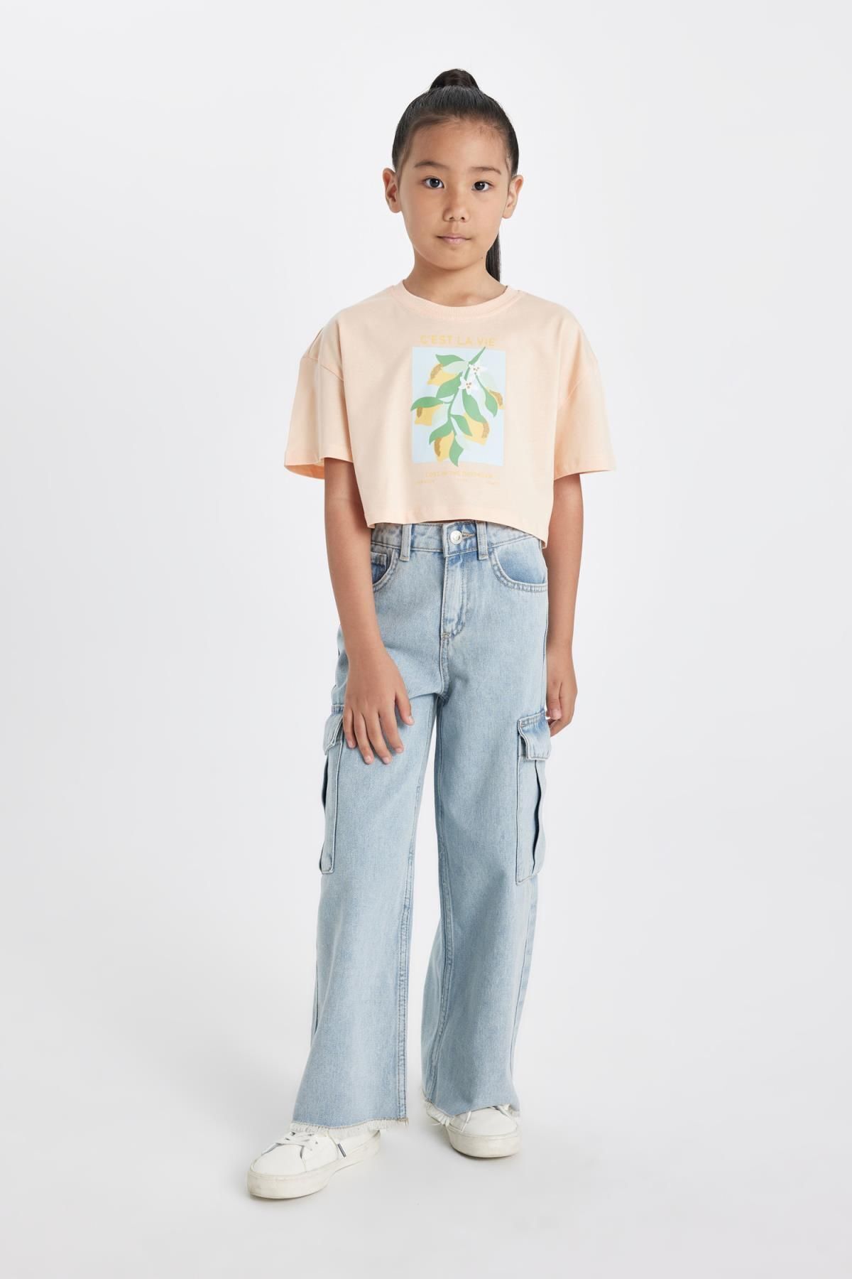 تی شرت دخترانه دفاکتو | D0869A824HS Defacto - Image 2