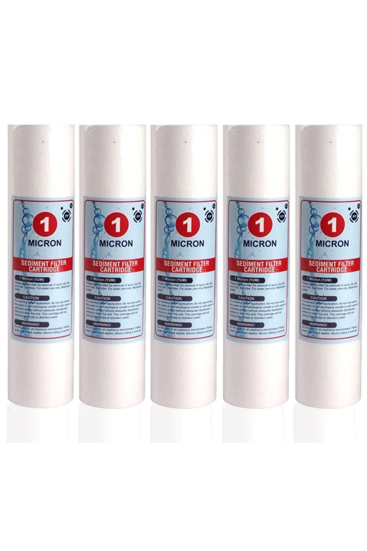Water Purifier 1 Micron Sediment Spun Filter (5 Pieces)