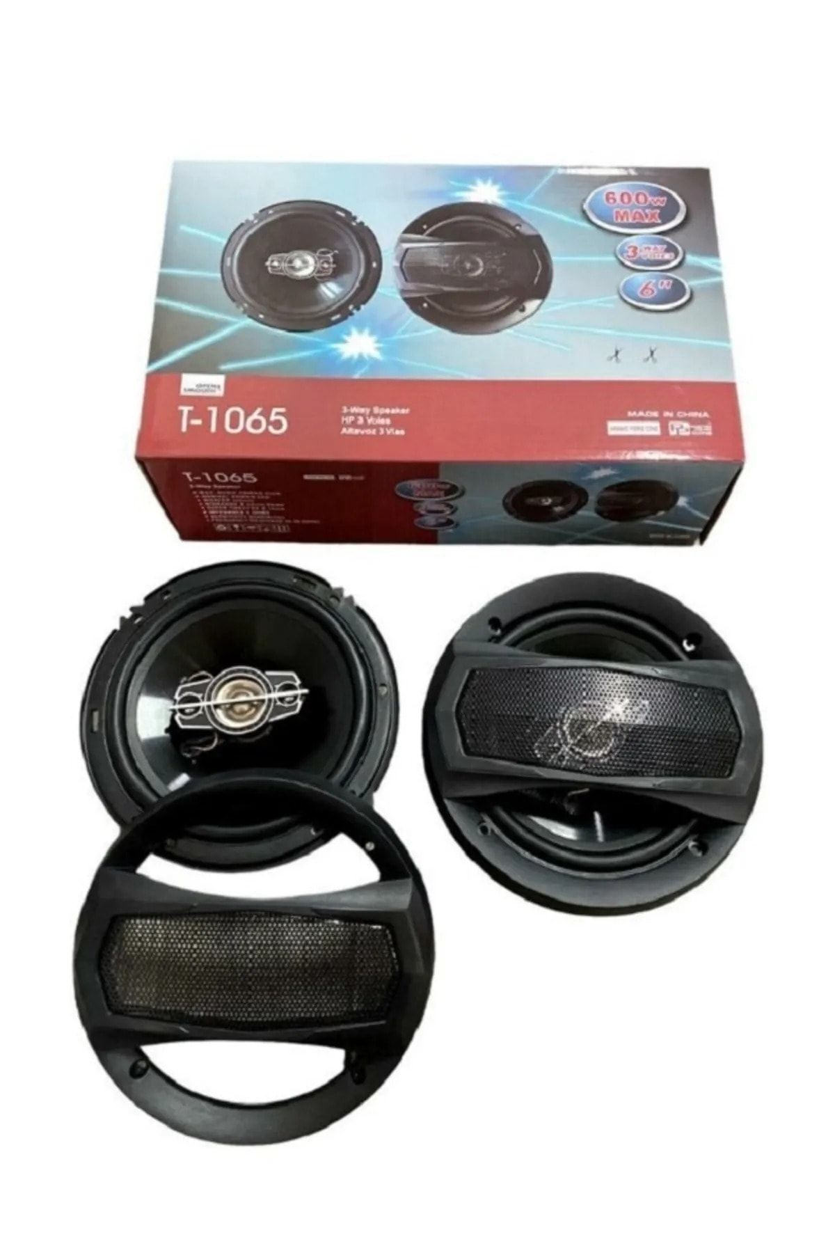 Genel Markalar 16cm Oto Hoparlör 600w T-1065 018 - Fiyatı, Yorumları