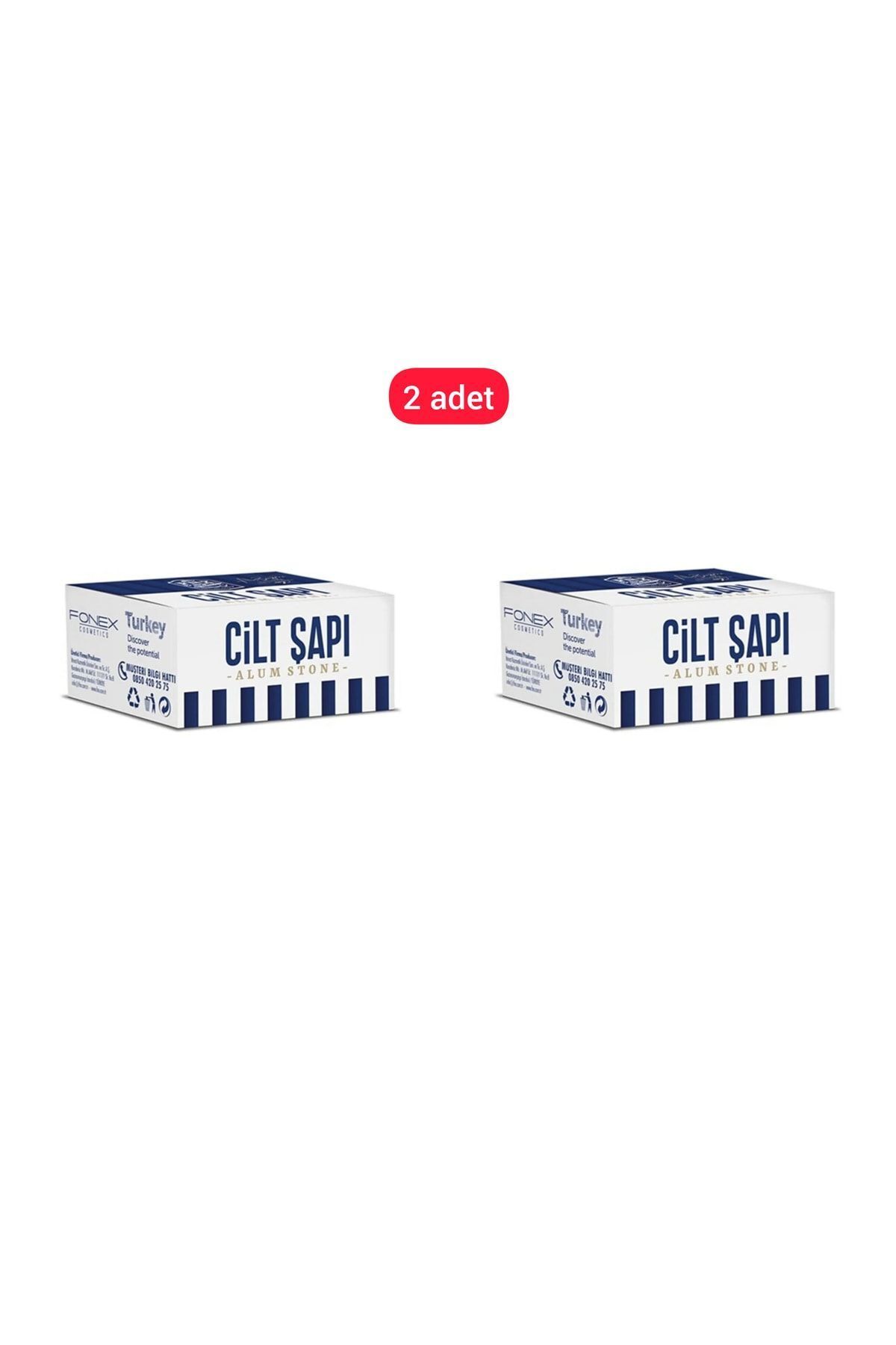 2 Adet Terlemeyi Önleyen Ve Kanamayı Durduran Doğal Deodorant Cilt Şapı Taşı Fonex