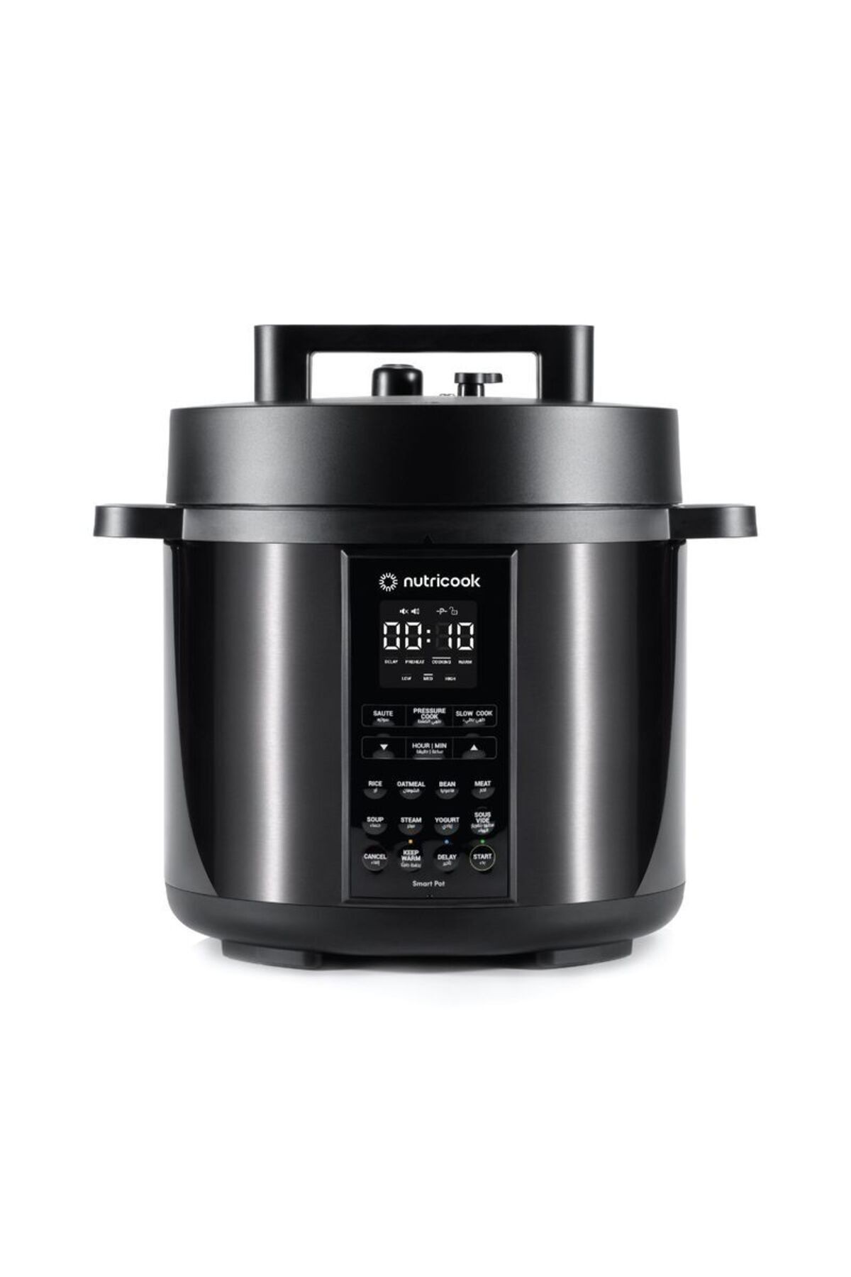 Nutricook Smart Pot 2 1000 Watts Electric Pressure Cooker Rice Cooker Steamer Yogurt Maker 6L Black Trendyol