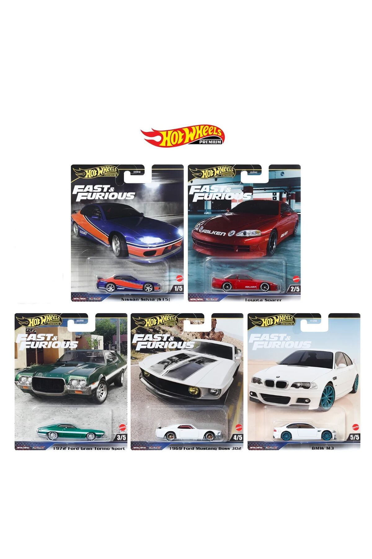 HOT WHEELS Premium 2024 Fast Furious 5'li Set - Fiyatı, Yorumları