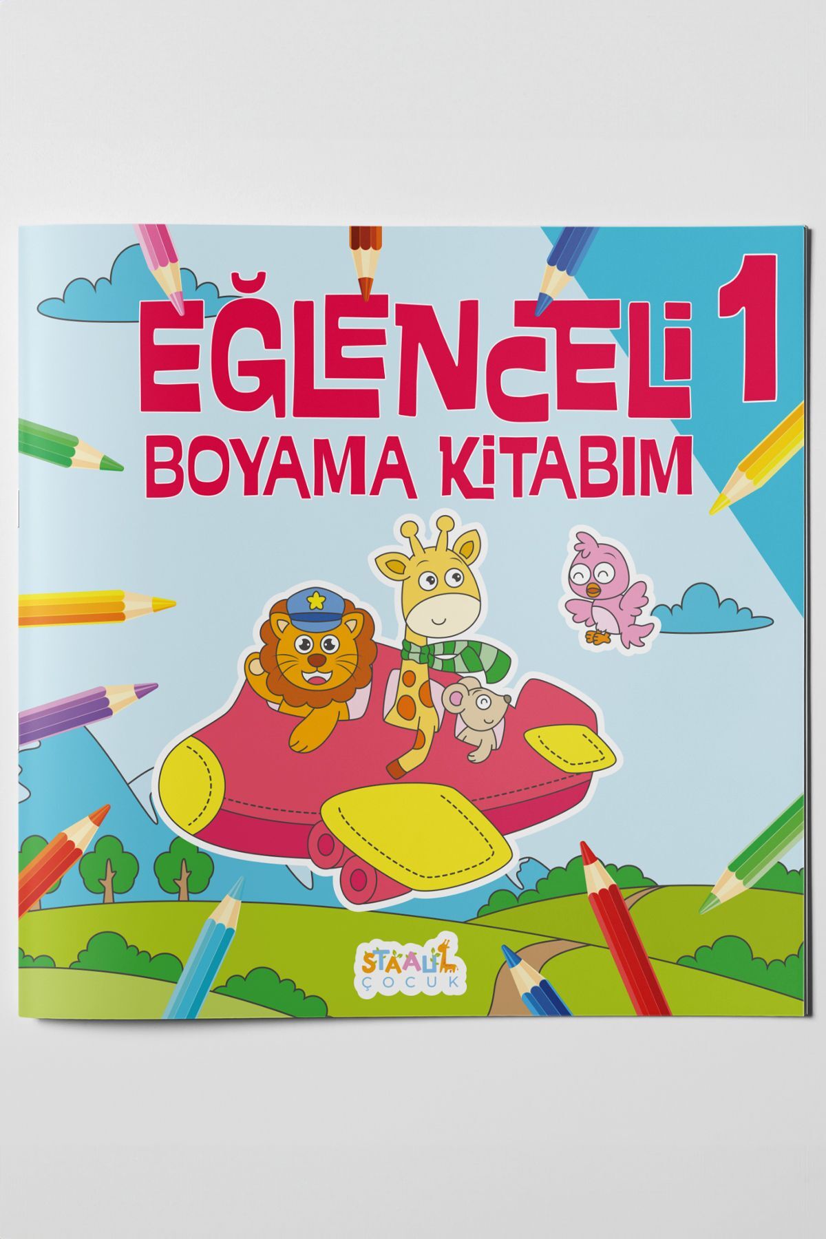 STAAU Çocuk Eğlenceli Boyama Kitabım 1 (3-6 YAŞ İÇİN BOYAMA KİTABI)
