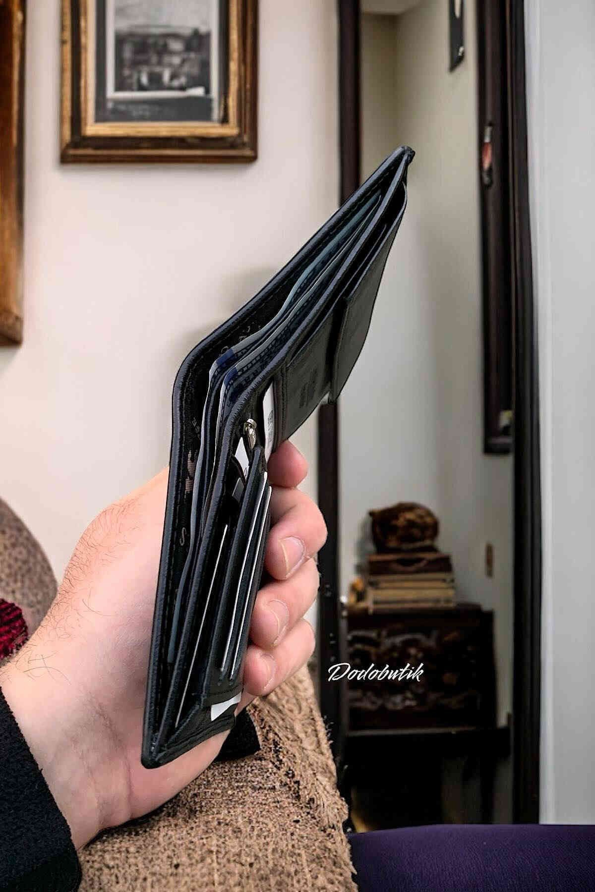 کیف پول مردانه واقعی چرم شکسته 12 سانتی متر X 9CM Dodo4men