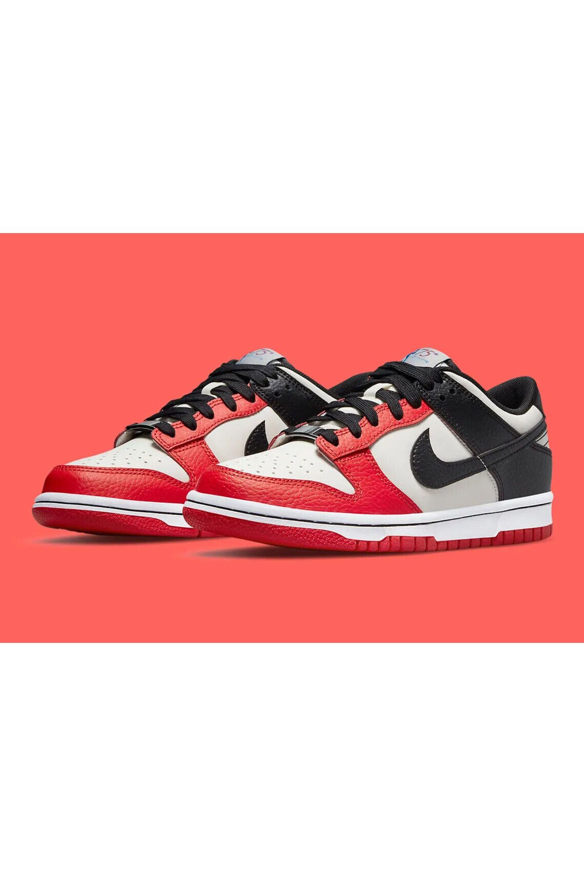 اسنیکر سفید مردانه و زنانه Dunk Low EMB NBA 75 سالگرد شیکاگو Nike