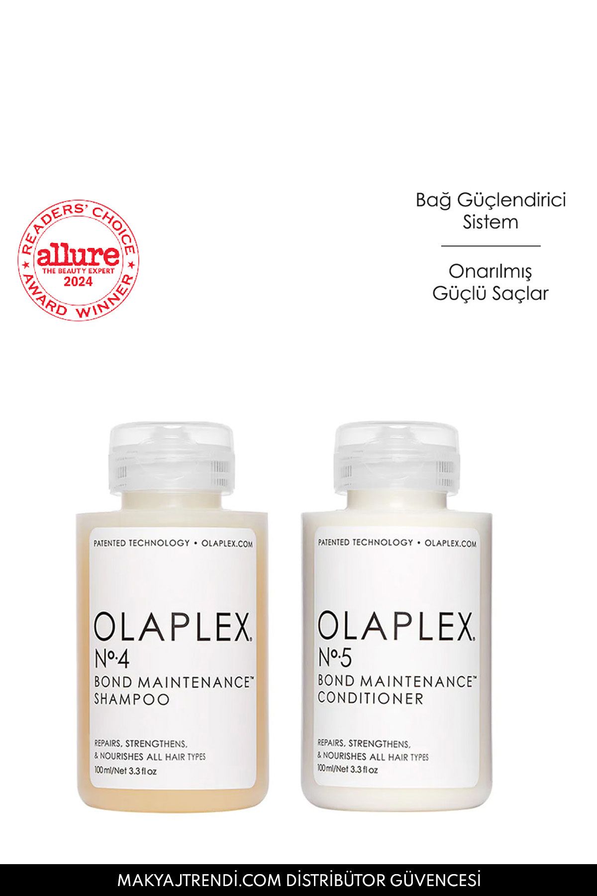 Daily Cleanse Condition Travel Duo پاک کننده، مرطوب کننده و ترمیم کننده مو، ست تقویت باند Olaplex