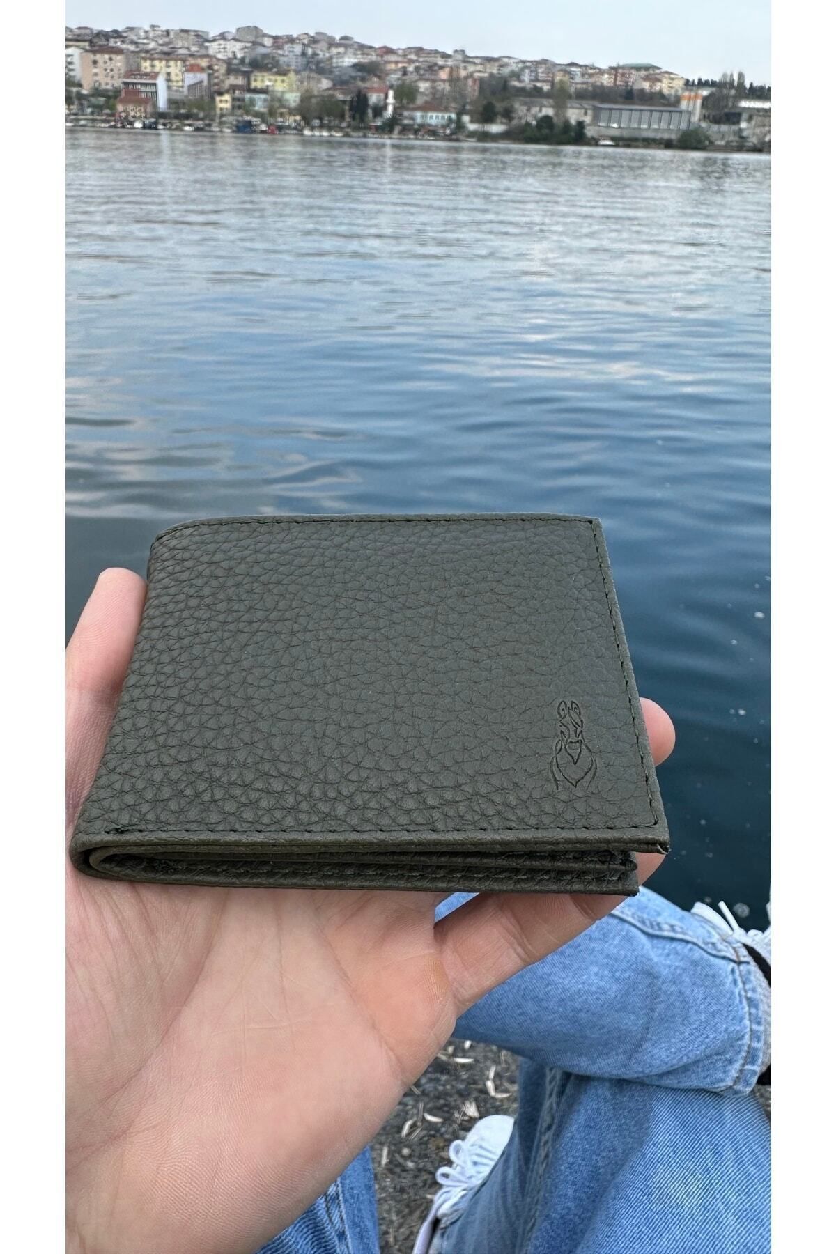 کیف پول مردانه سبز Roan | 1009450000000 اورجینال - تصویر 5