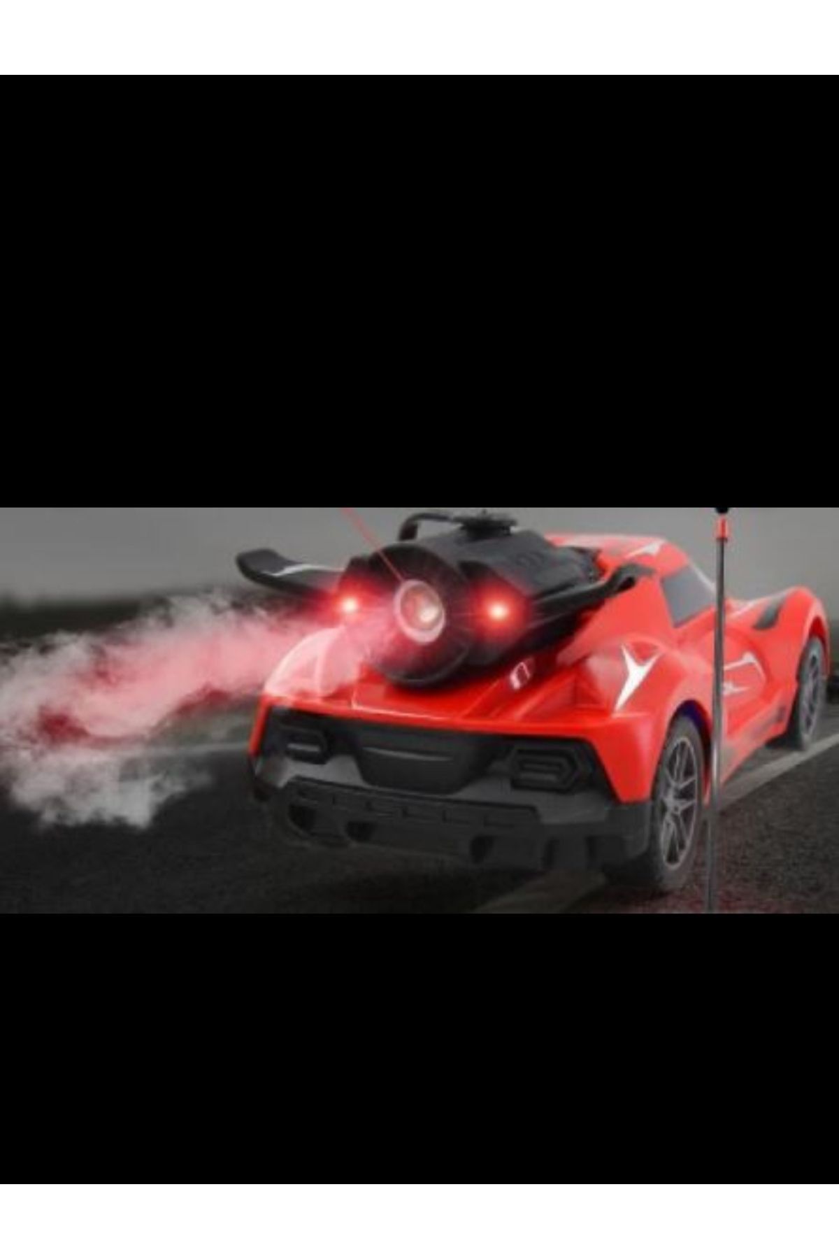 Remote Control Rechargeable Smoke Extinguishing Lighted Car - 1:18 & 40 Mhz Full Function Toy Car