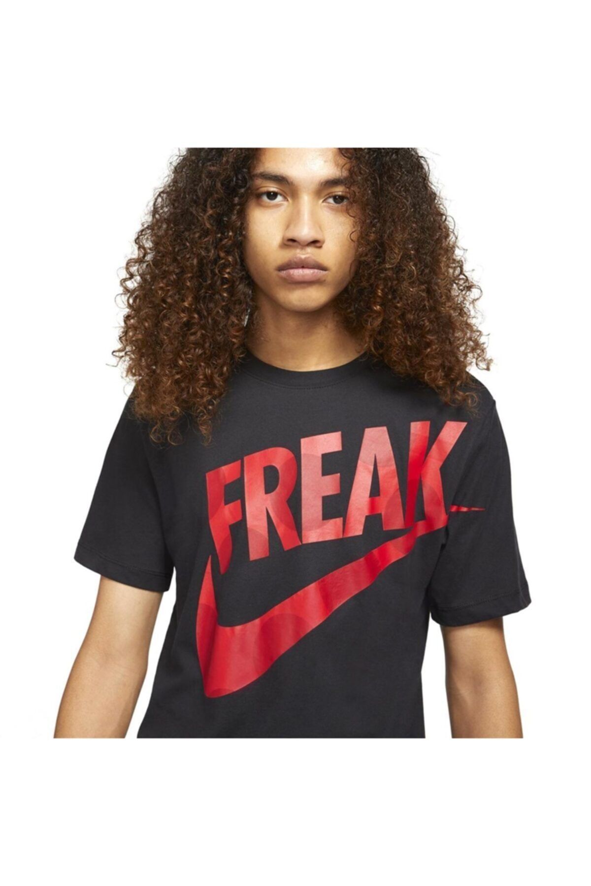 Nike Ga M Nk Df Freak Pr nt Ss Tee Erkek Siyah T shirt Dj1564 010 Fiyat Yorumlar Trendyol