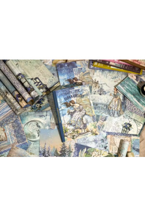 SF SCRAPBOOK KIRTASİYE 40 Sayfa Scrapbook Journal Dekupaj Kitabı