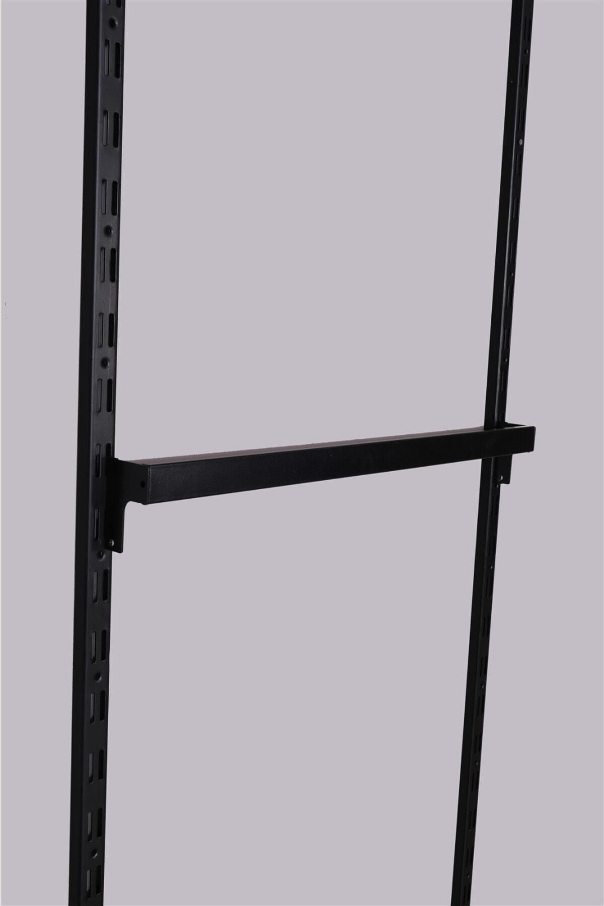 Ear Pipe Black AB1 Twisted Hanger Pipe Rack Systems 60 CM