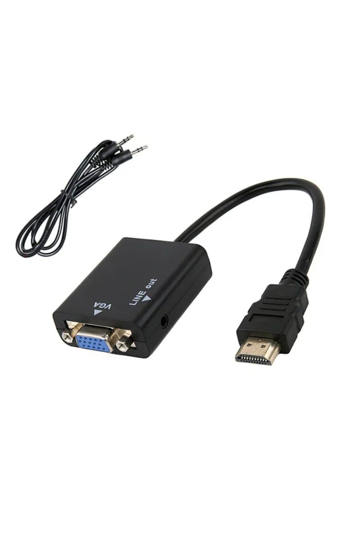 Choice-HDMI Female to Male VGA Adapter Cable HDMI to VGA Adaptor Computer Same Screen Display 4